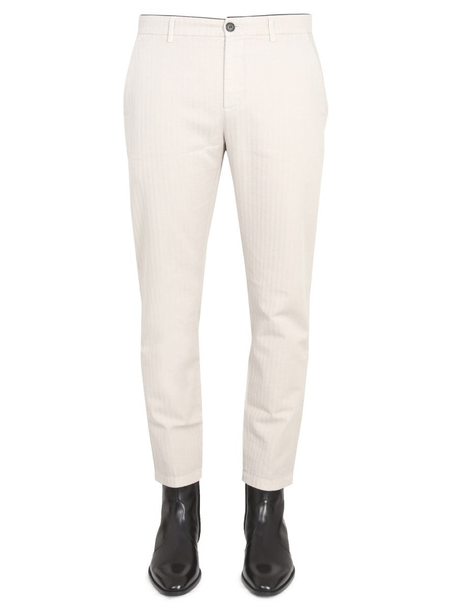 PANTS WITH LOGO PATCH