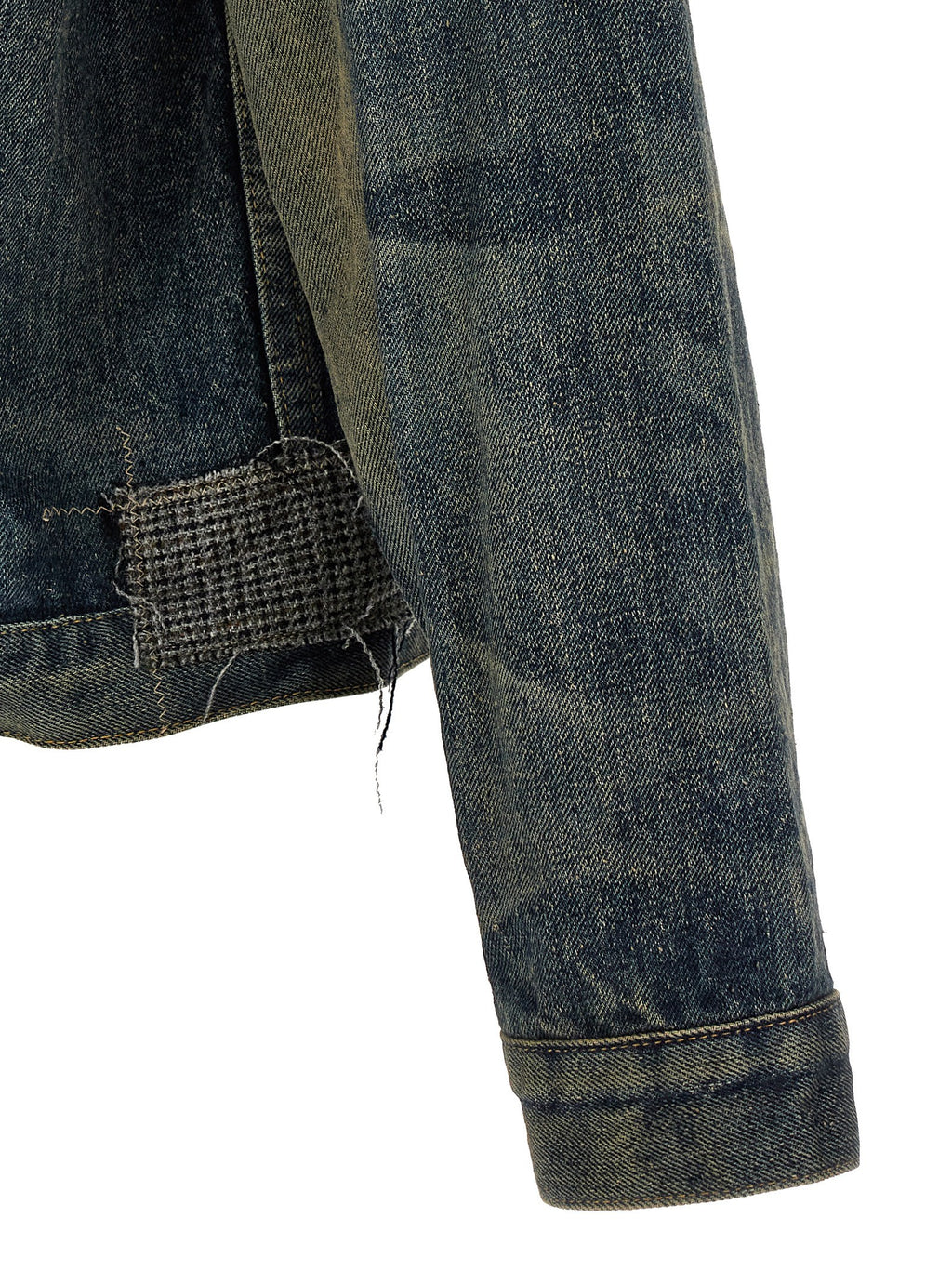 Patchwork denim jacket 4