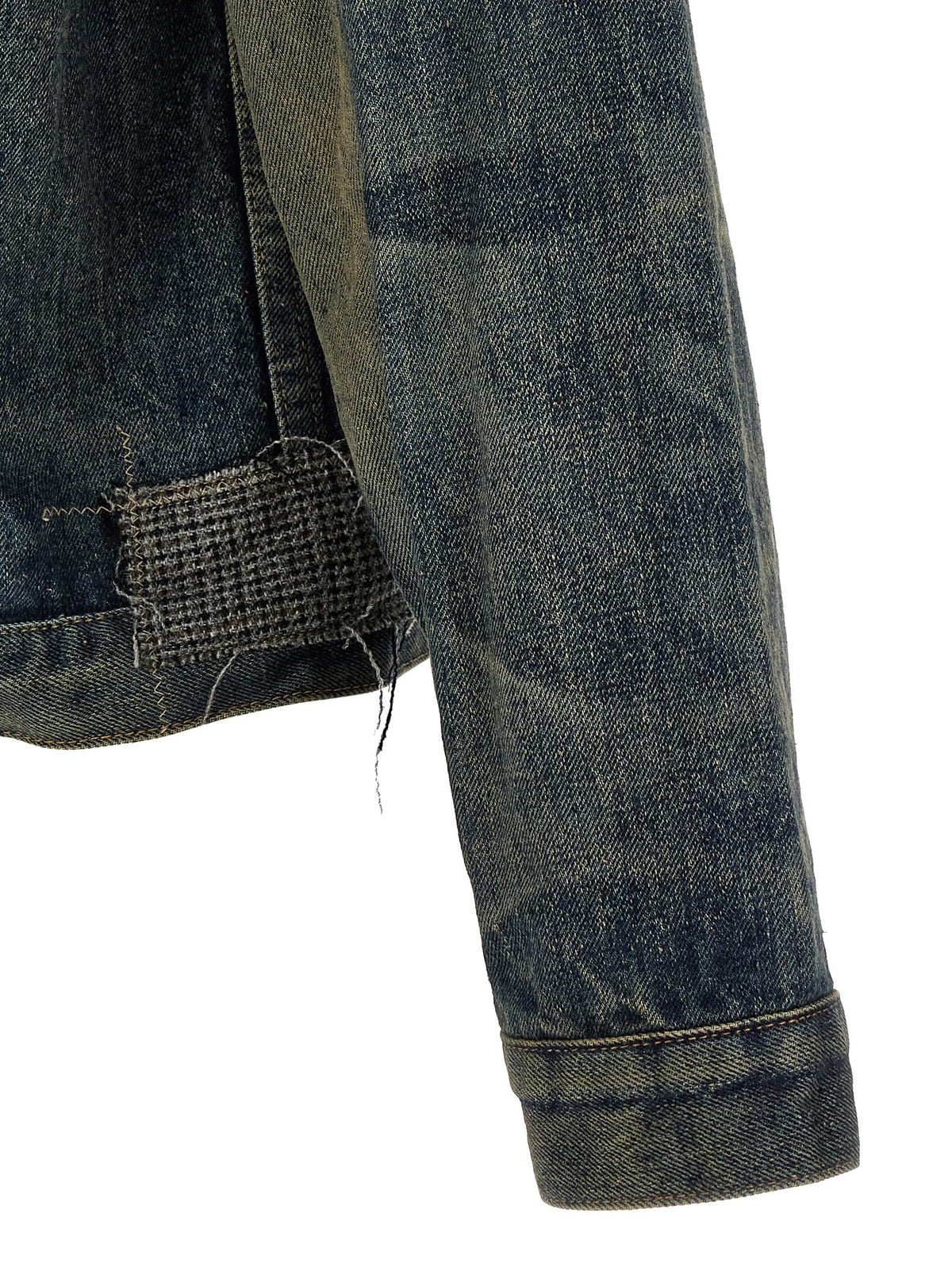 Patchwork denim jacket 4