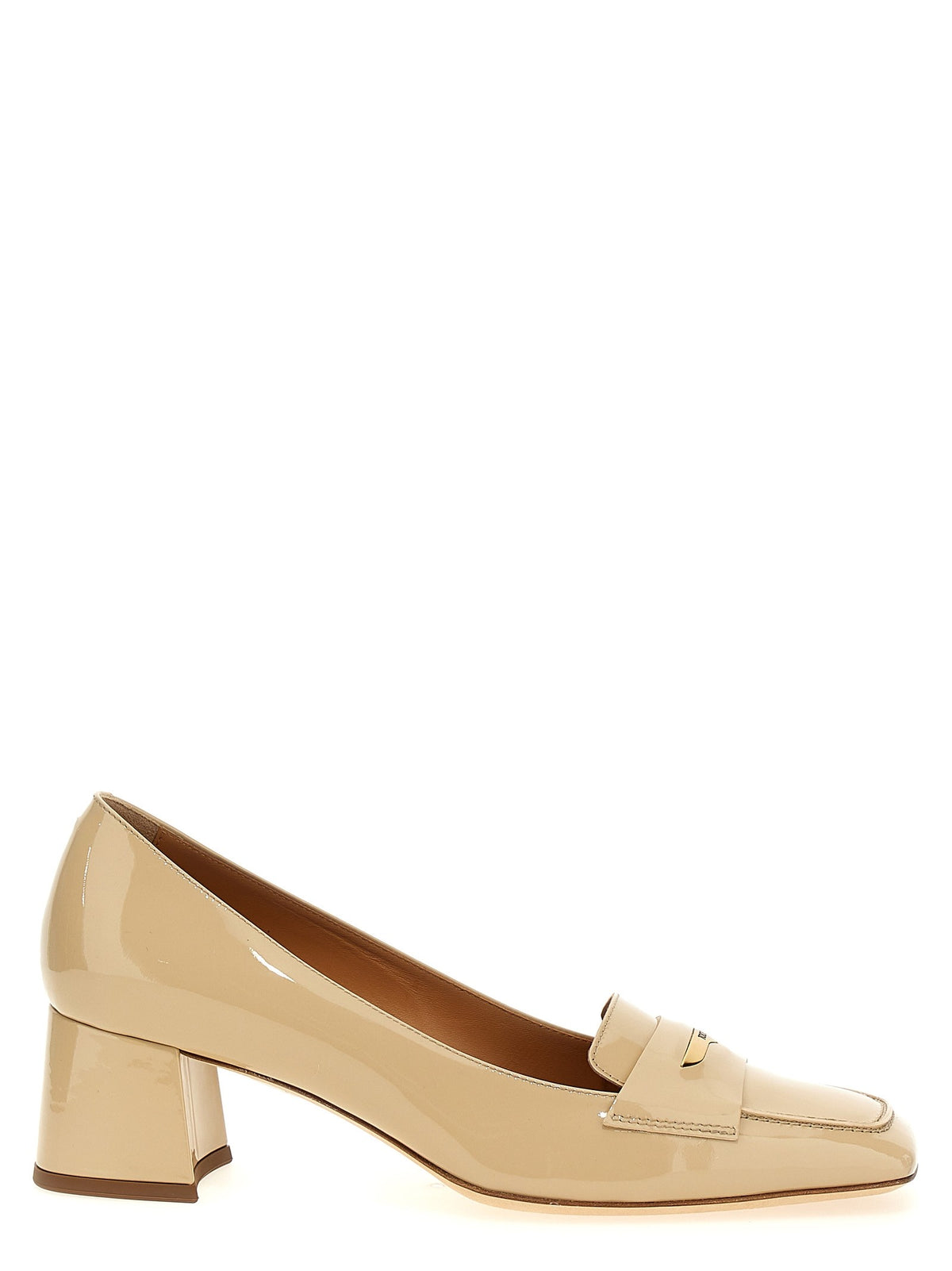 Patent leather pumps