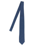 Patterned silk tie