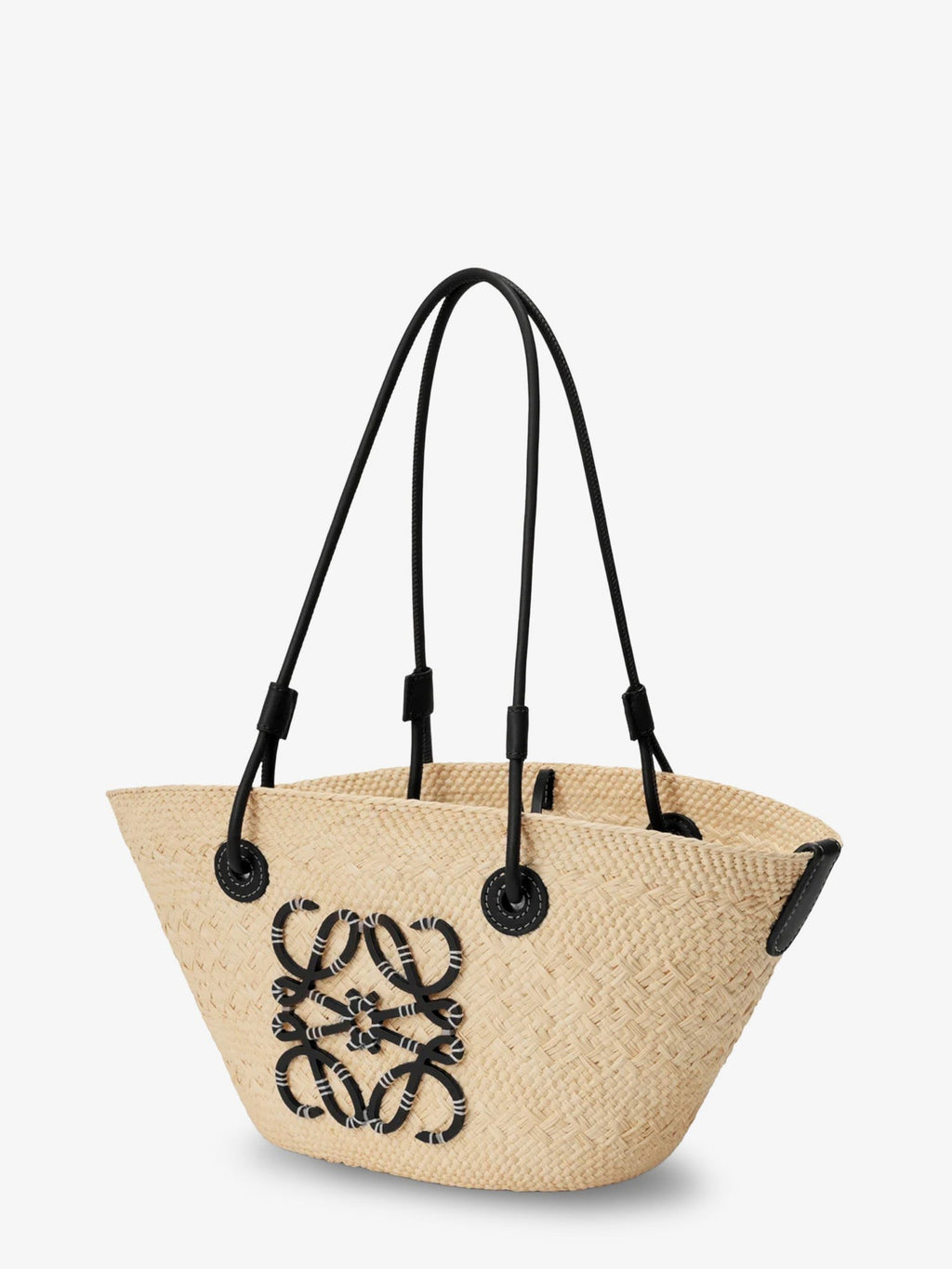 Paula's Ibiza-Anagram palm leaves and leather shoulder bag 3