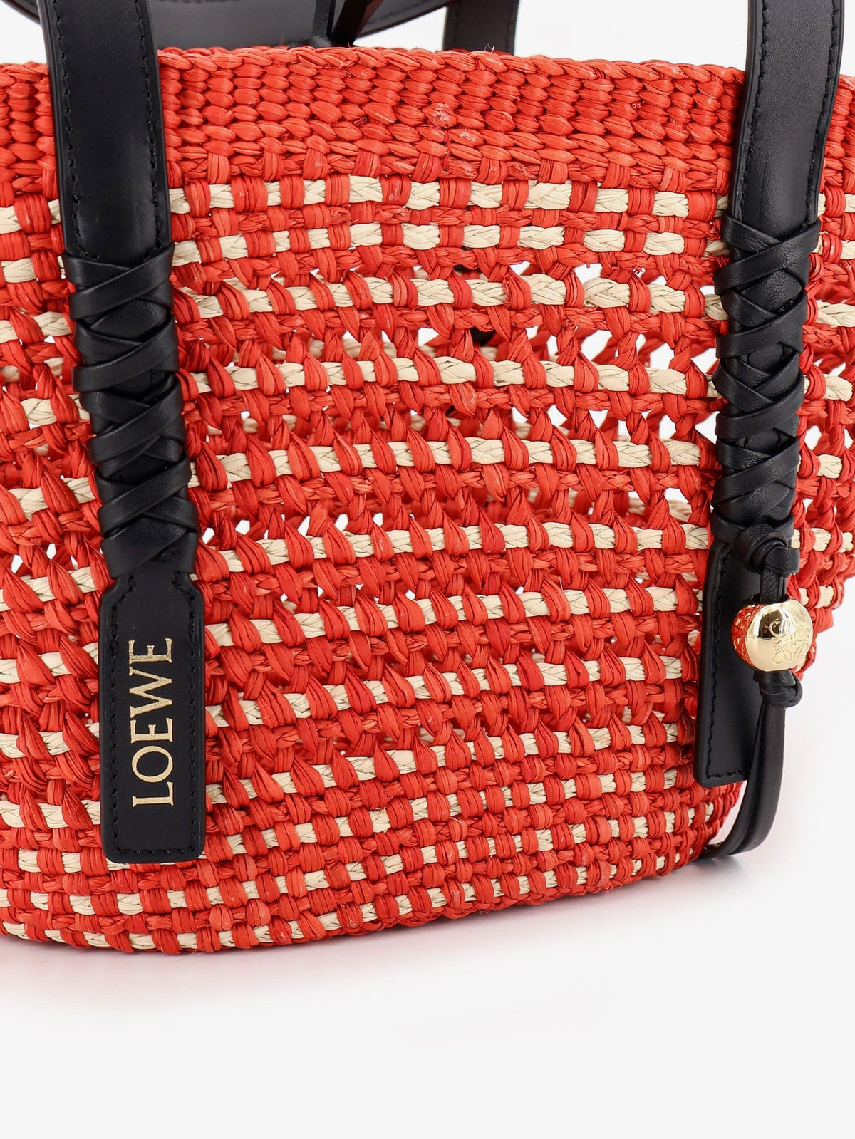 Paula's Ibiza -Braid Basket Small Small Iraca Palm Leaf Shoulder Bag 5