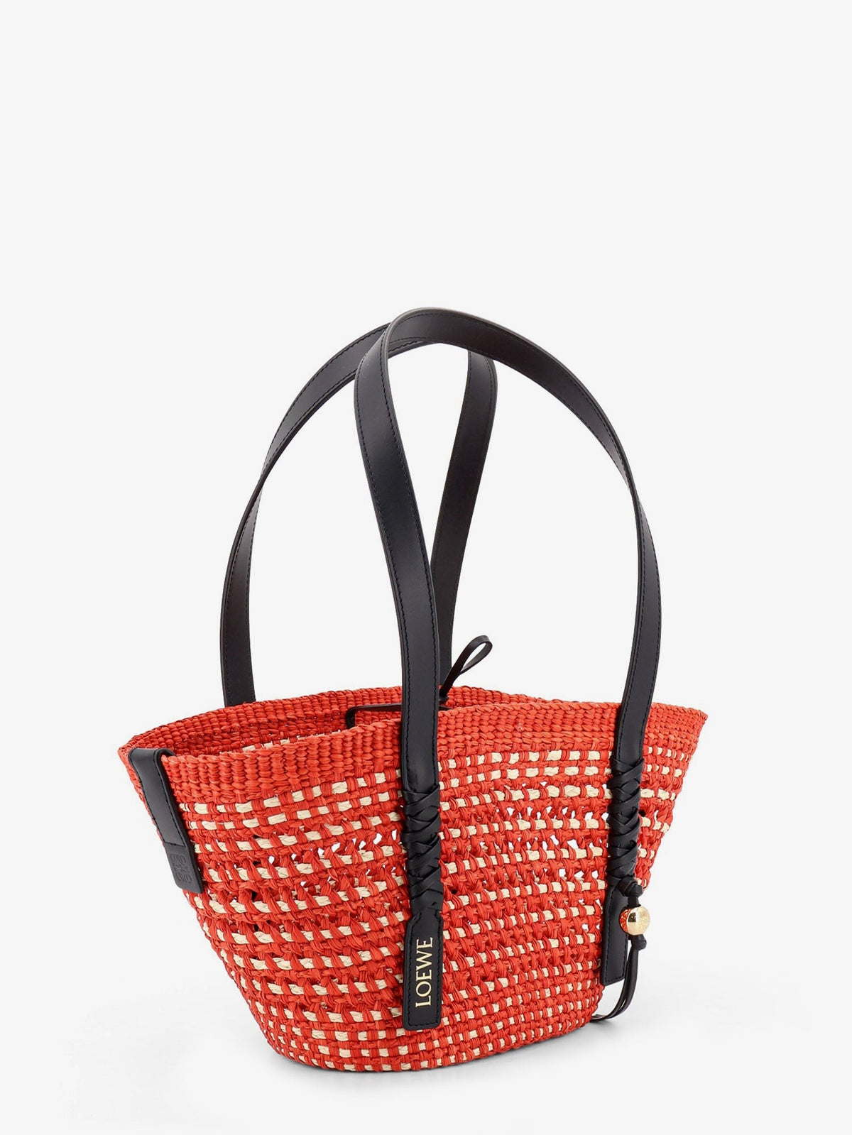 Paula's Ibiza -Braid Basket Small Small Iraca Palm Leaf Shoulder Bag 4