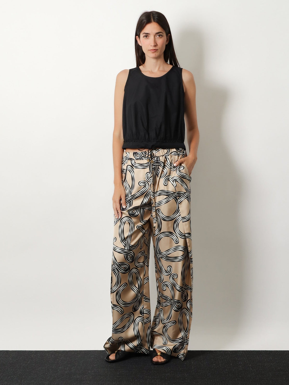 Paula's Ibiza - Printed silk trousers 2
