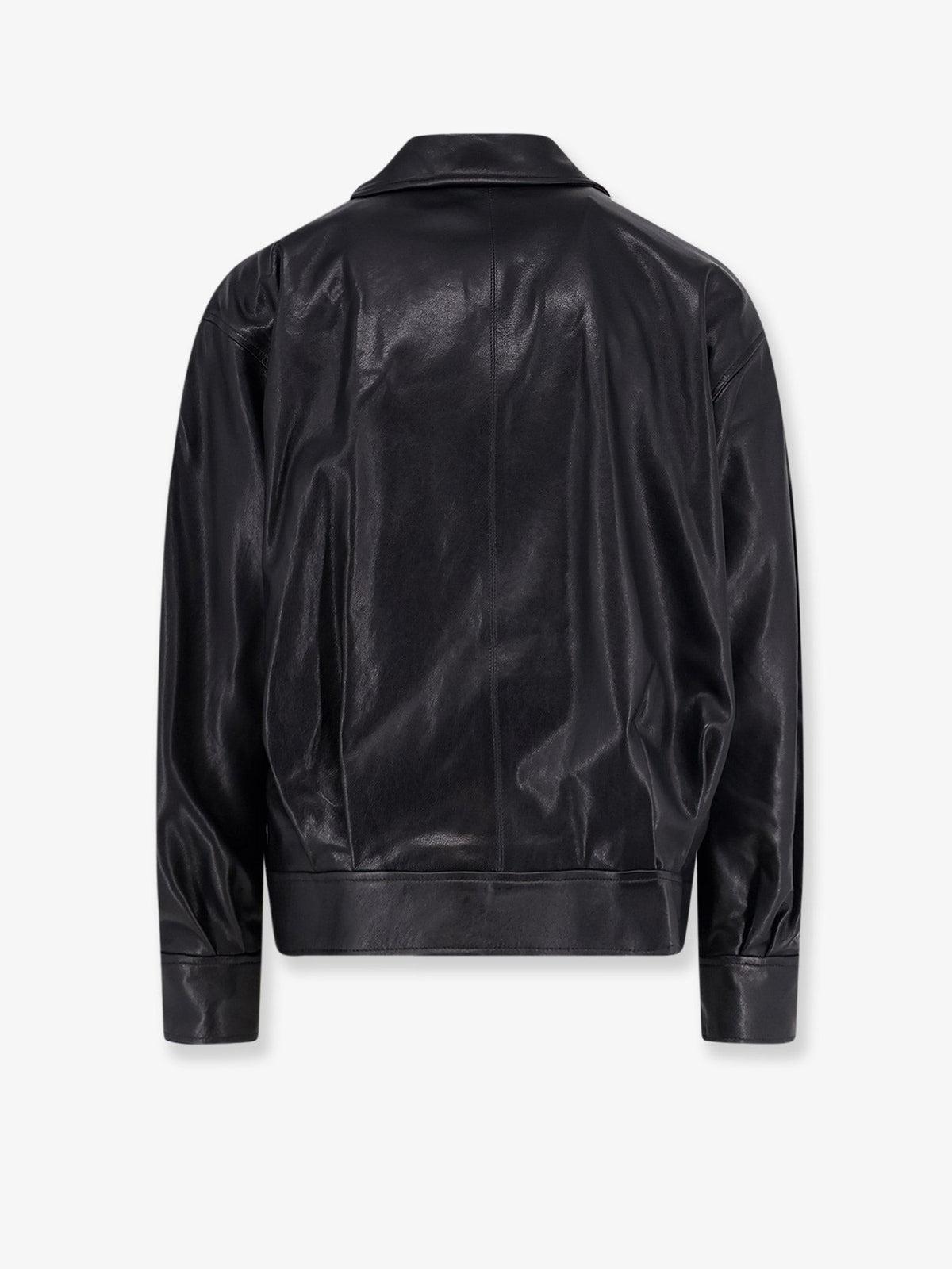 Paulo black leather jacket 2