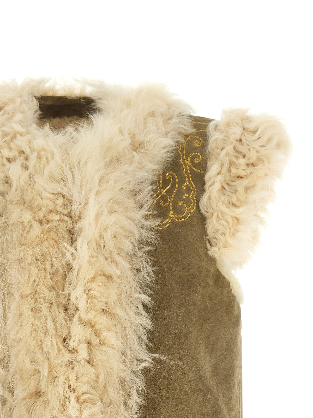 Peacock embroidery vest 3