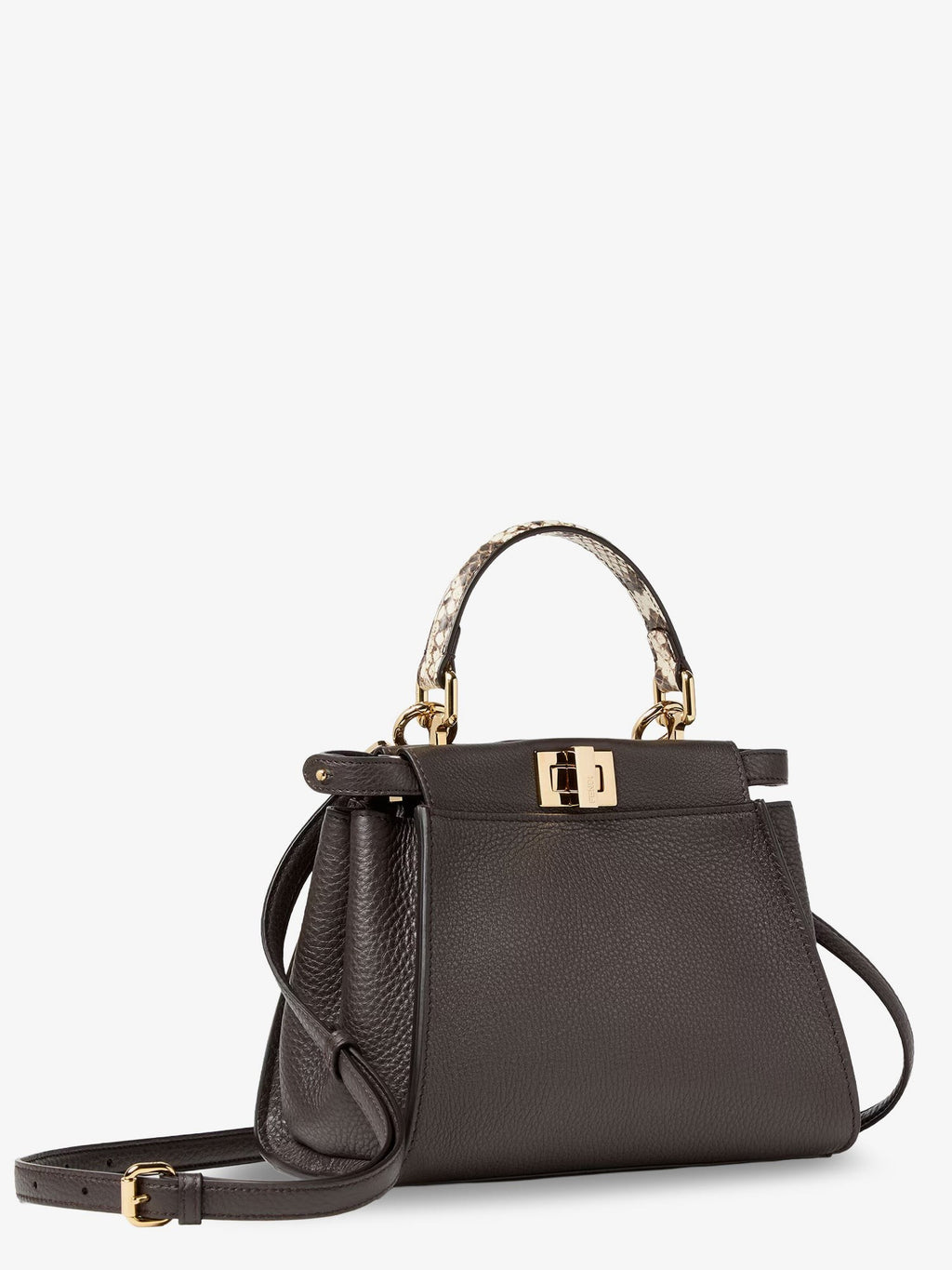Peekaboo Mini hammered leather handbag 3