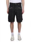 PEIO DENIM BERMUDA SHORTS