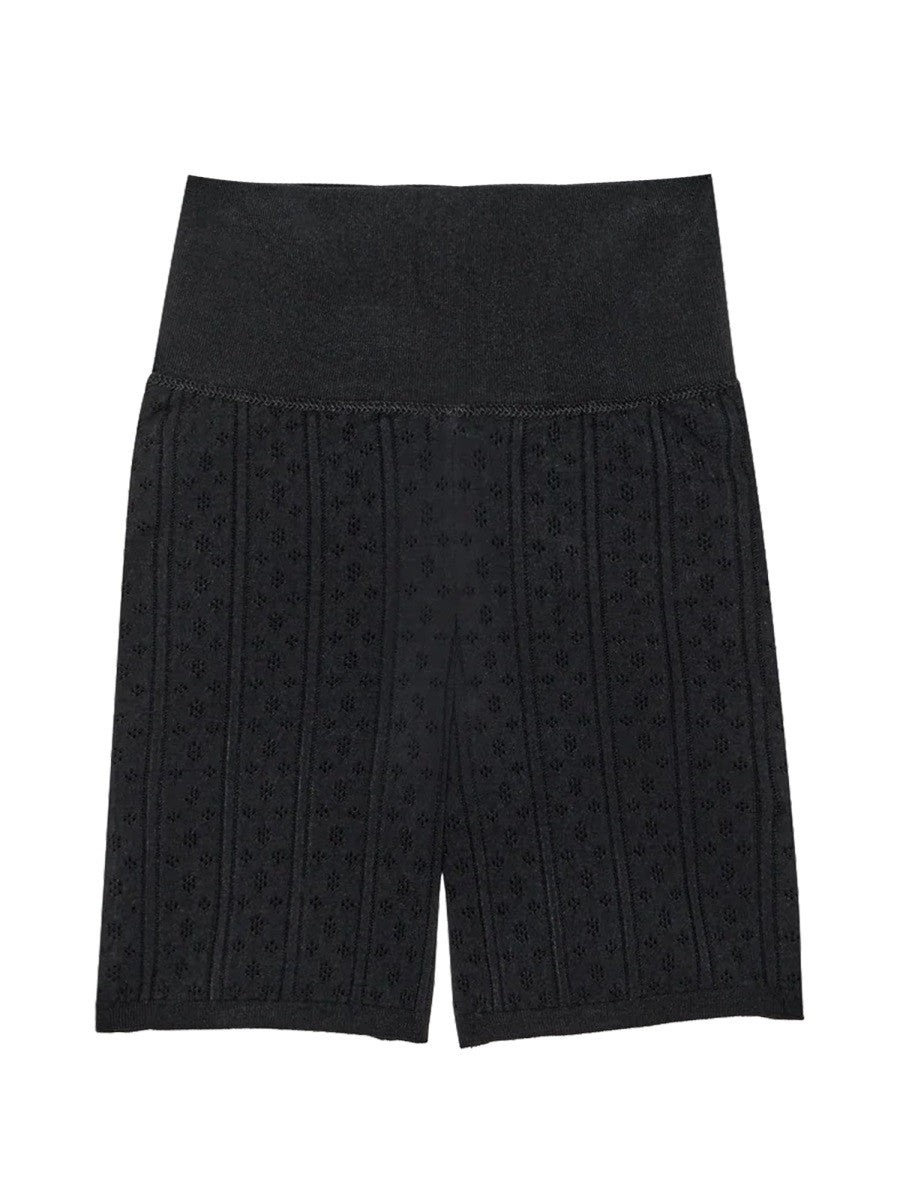 PERFORATED KNIT SHORTS 3