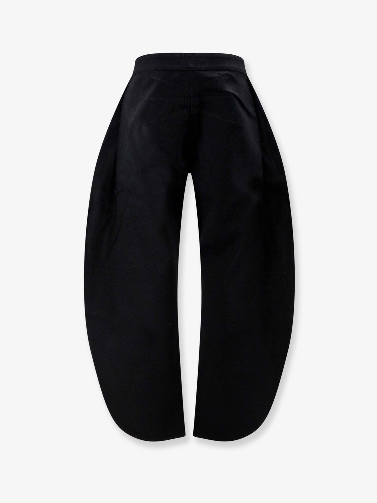 Petal trousers in black denim 2
