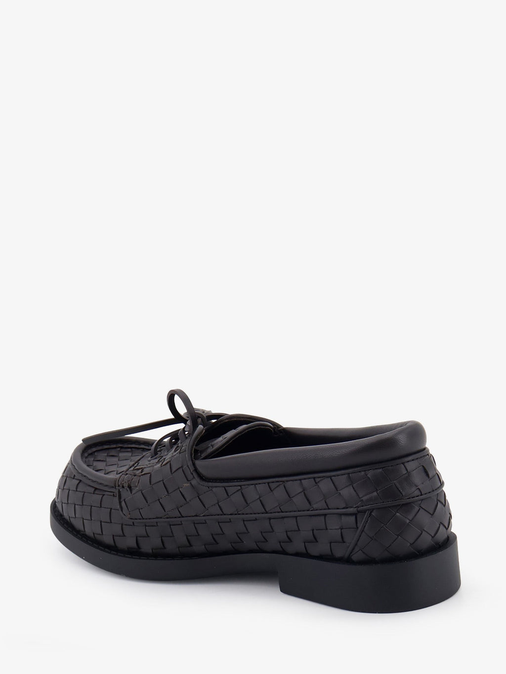 Pier Intrecciato leather boat shoes 3