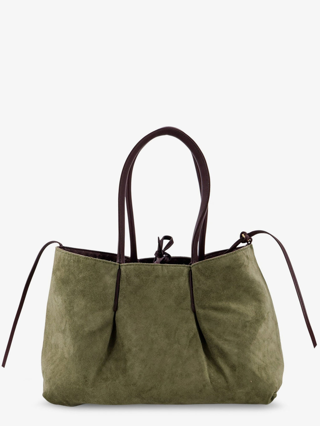 Pinacoteca leather handbag with Intrecciato motif 5