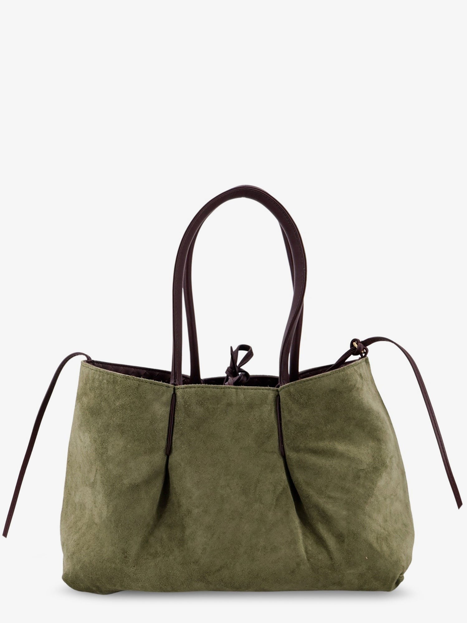 Pinacoteca leather handbag with Intrecciato motif 5