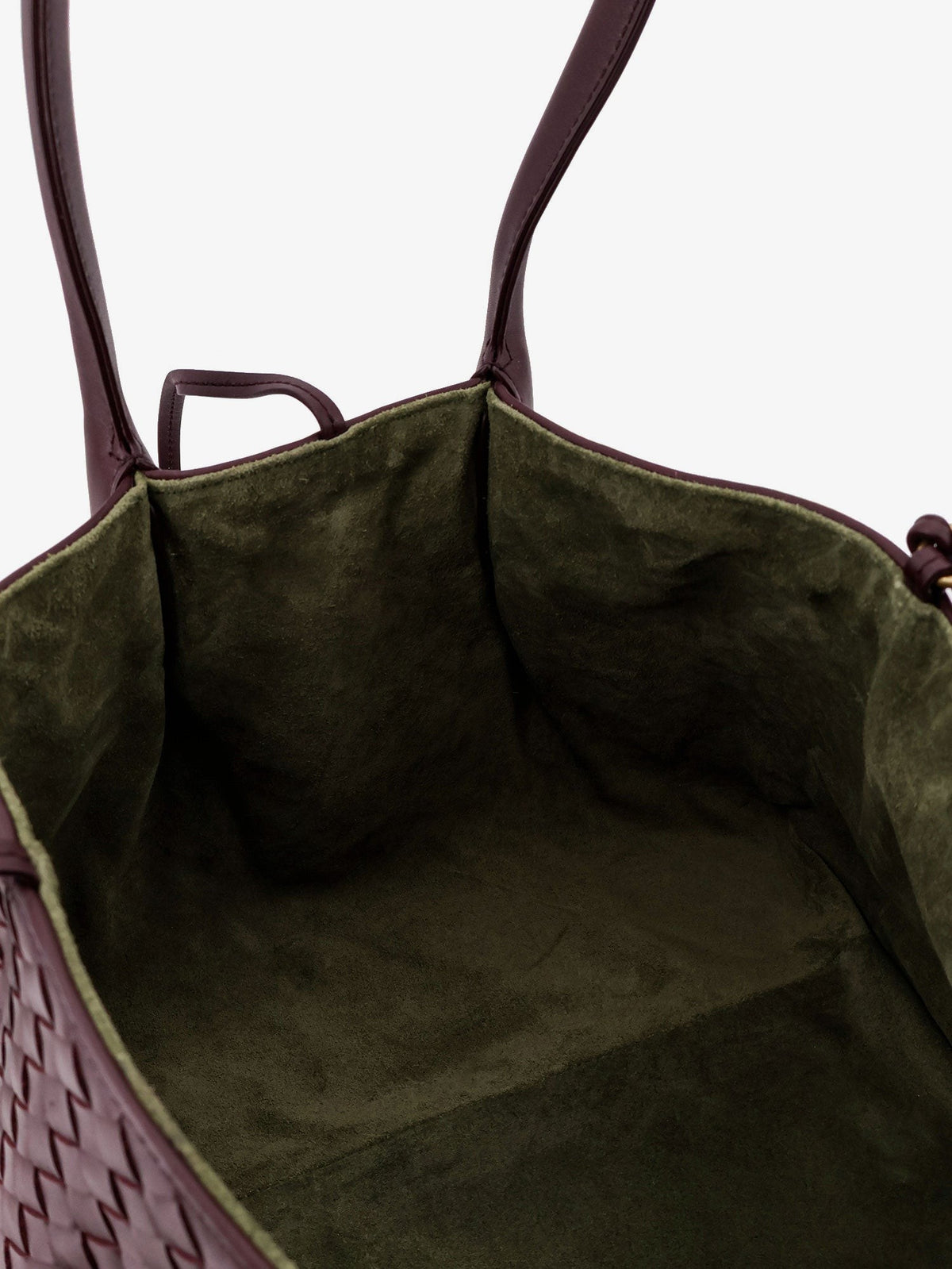 Pinacoteca leather handbag with Intrecciato motif 4