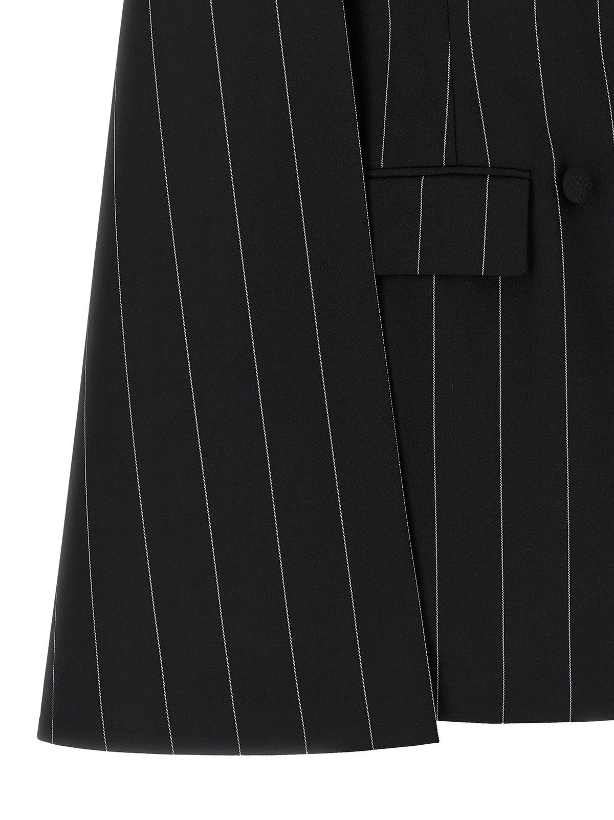 Pinstripe 'Tuxedo' cape 4