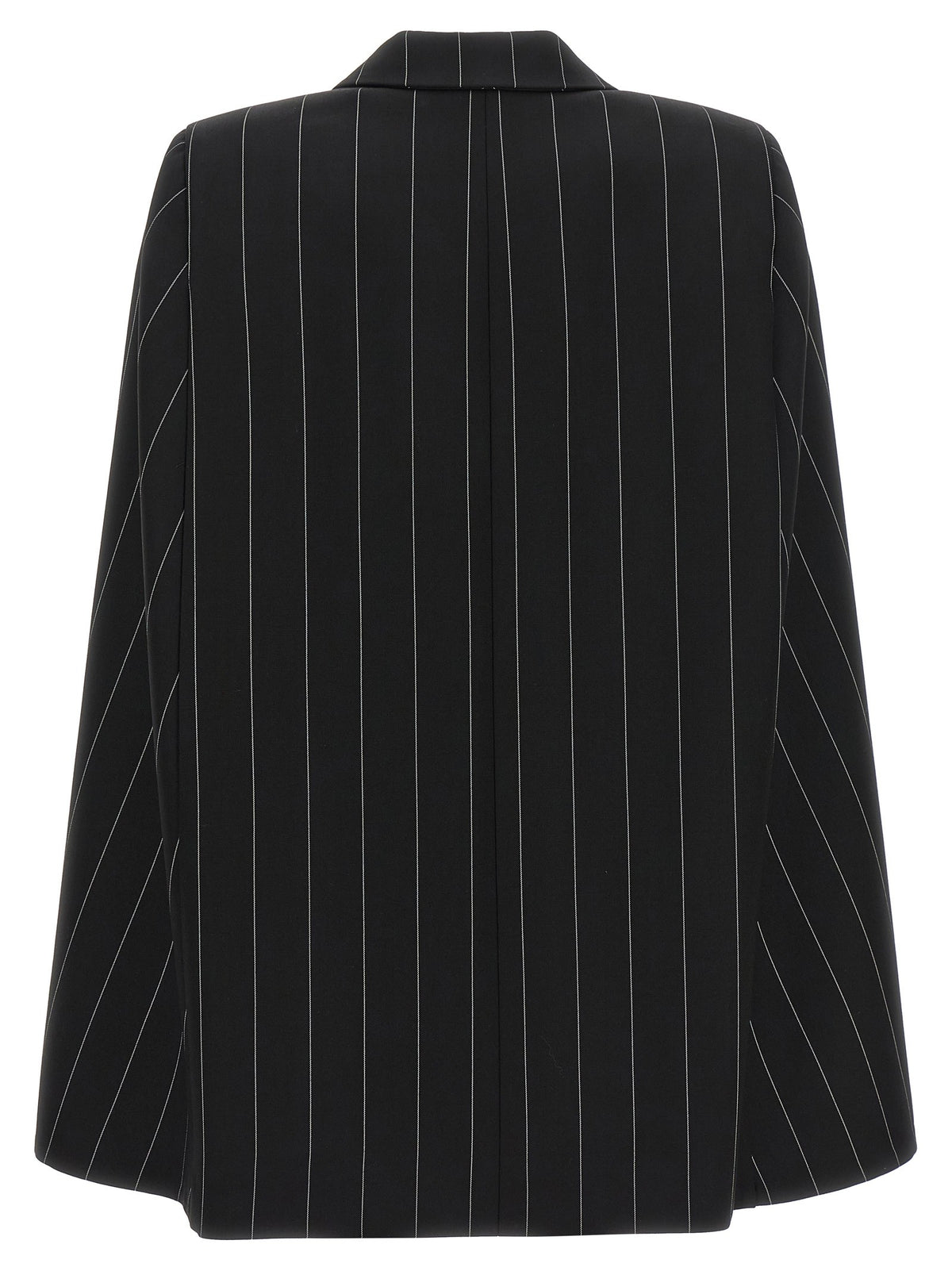 Pinstripe 'Tuxedo' cape 2