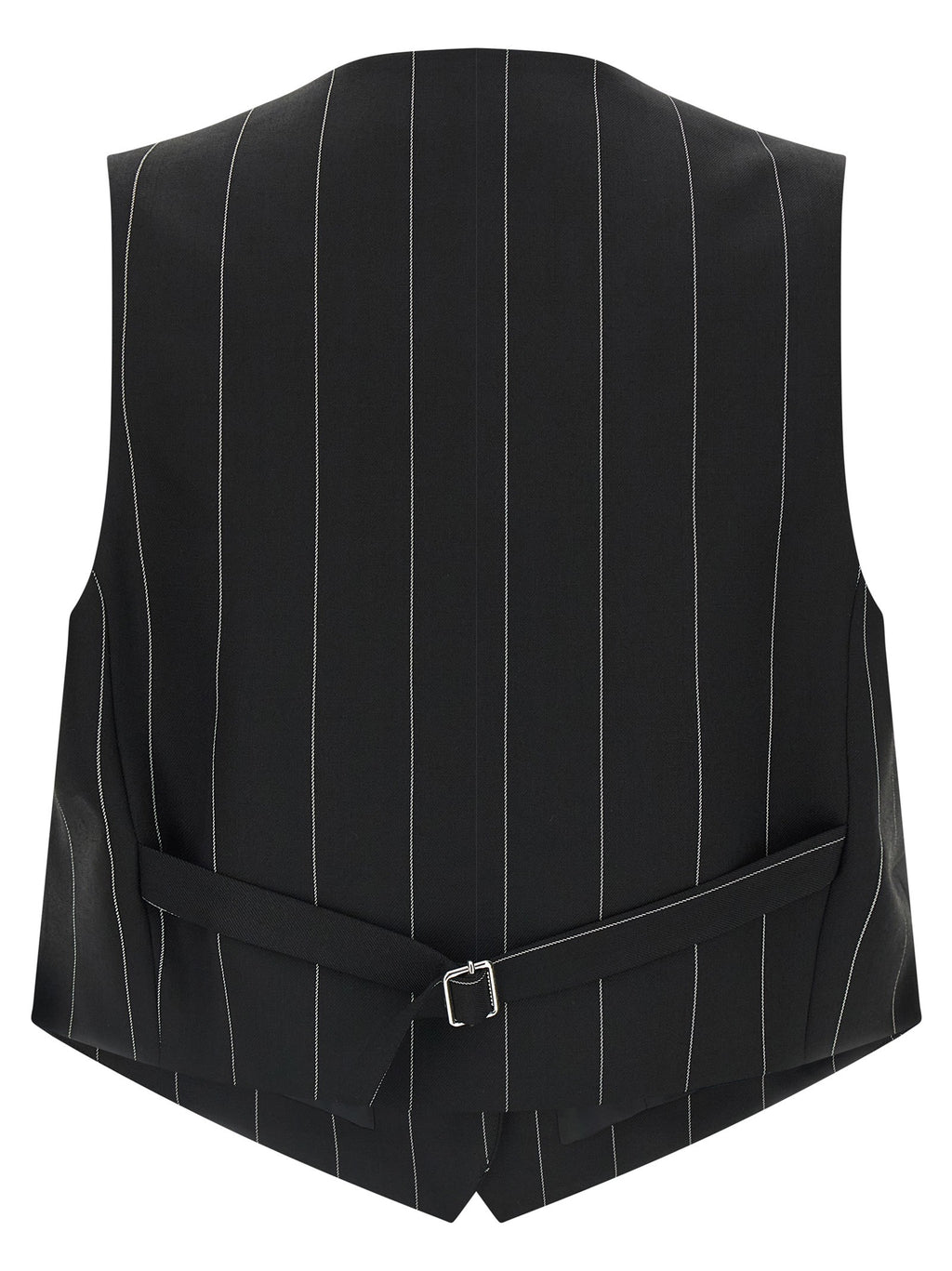 Pinstriped crop vest 2
