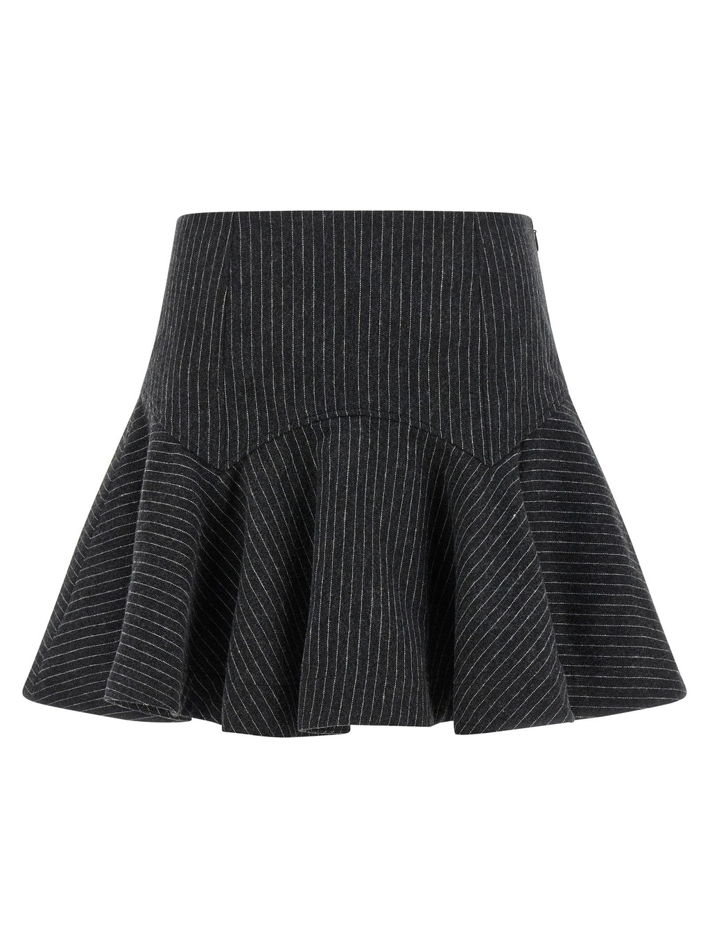 Pinstriped flannel skirt