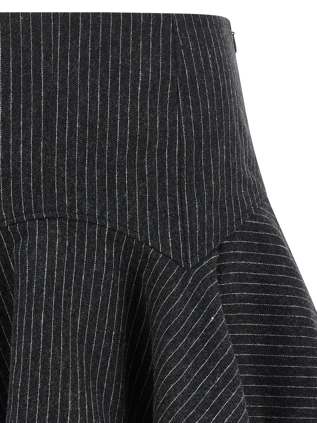 Pinstriped flannel skirt 3