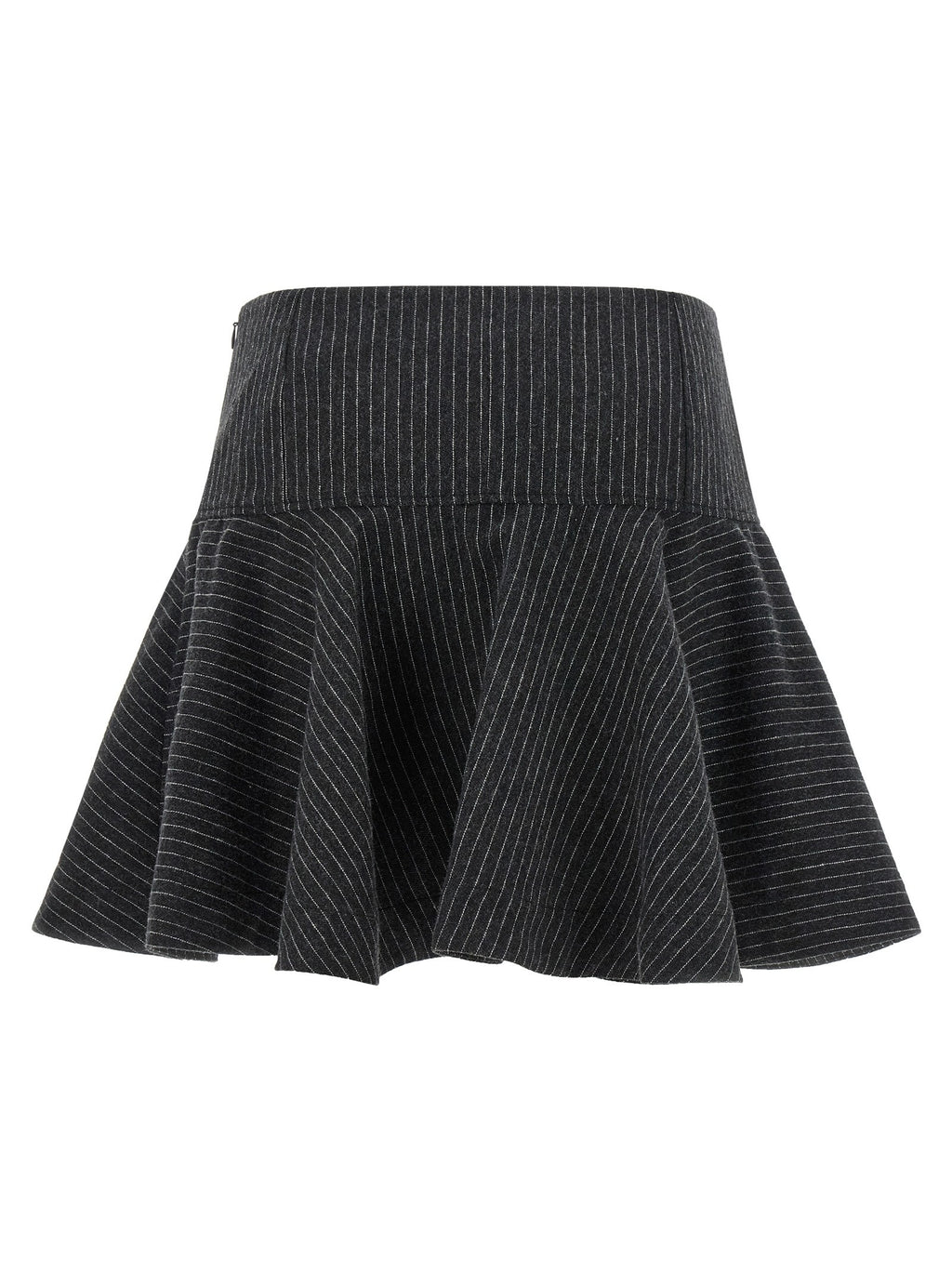 Pinstriped flannel skirt 2