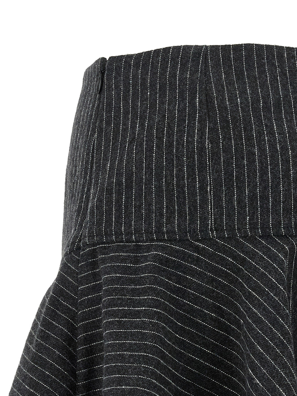 Pinstriped flannel skirt 4