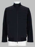 Piumino in Nylon con Maniche in Maglia "Travel Essential"