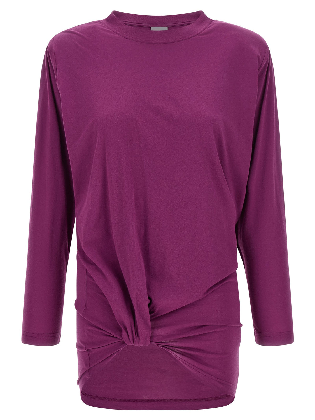 Pleated pattern t-shirt