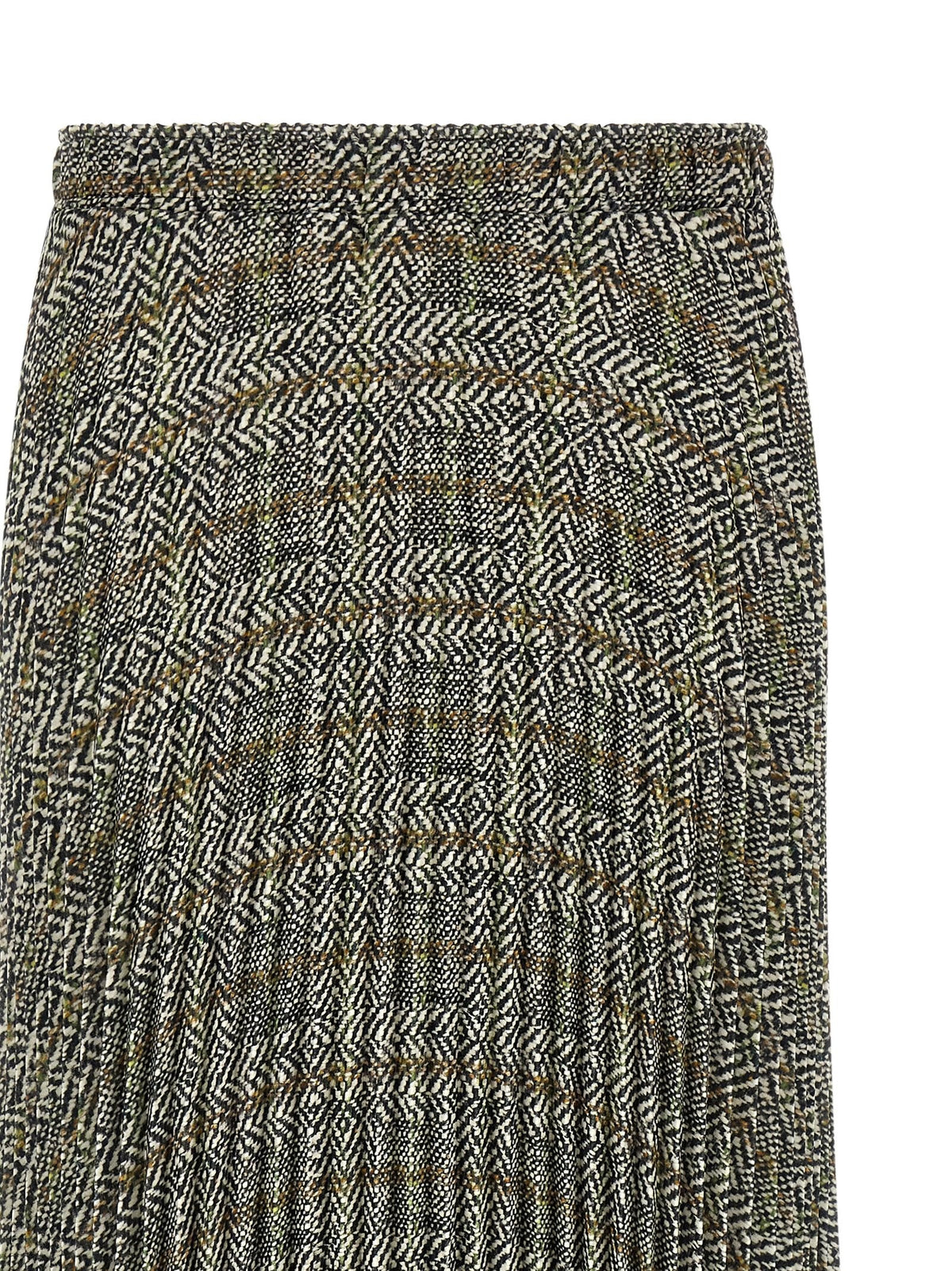Pleated skirt with lace 3