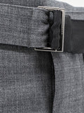 Pleated wool shorts 3