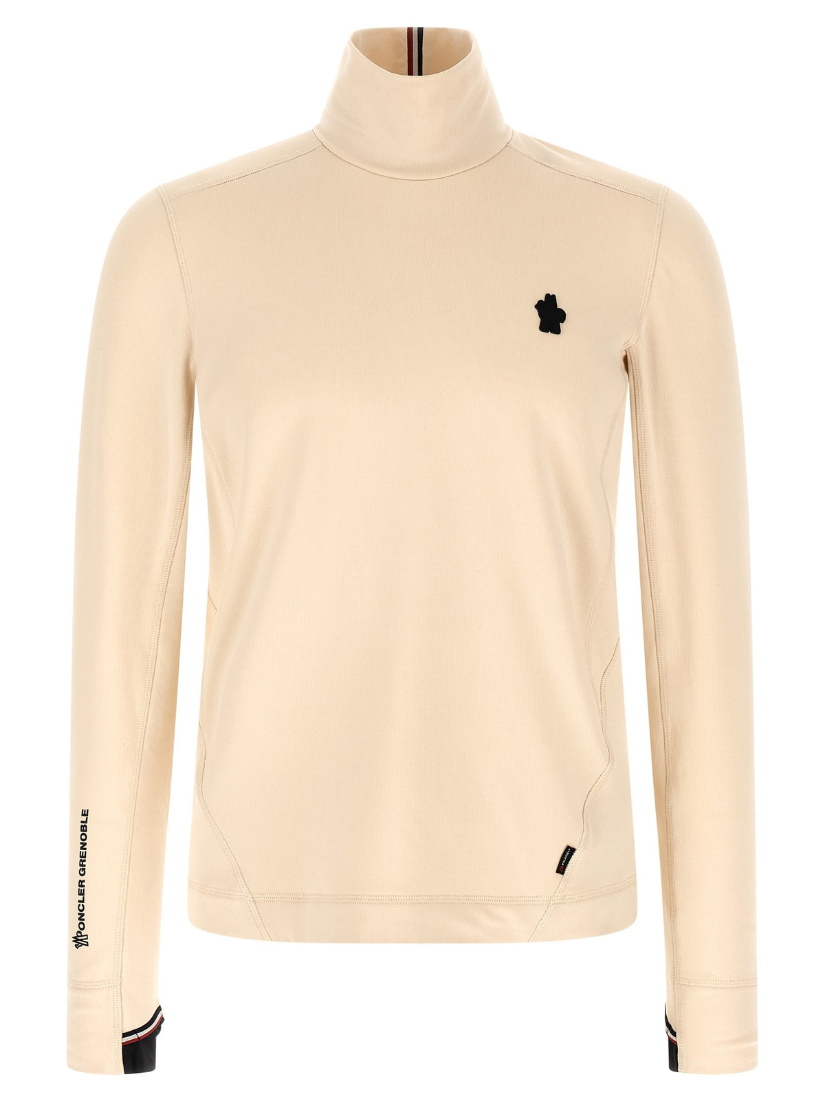 Polartec® turtleneck sweater white