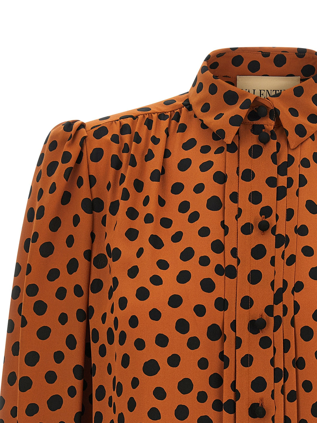 Polka dot print shirt 3