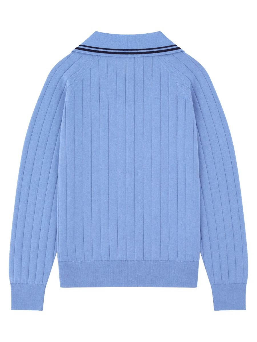 Polo a Coste con Scollo a V 2