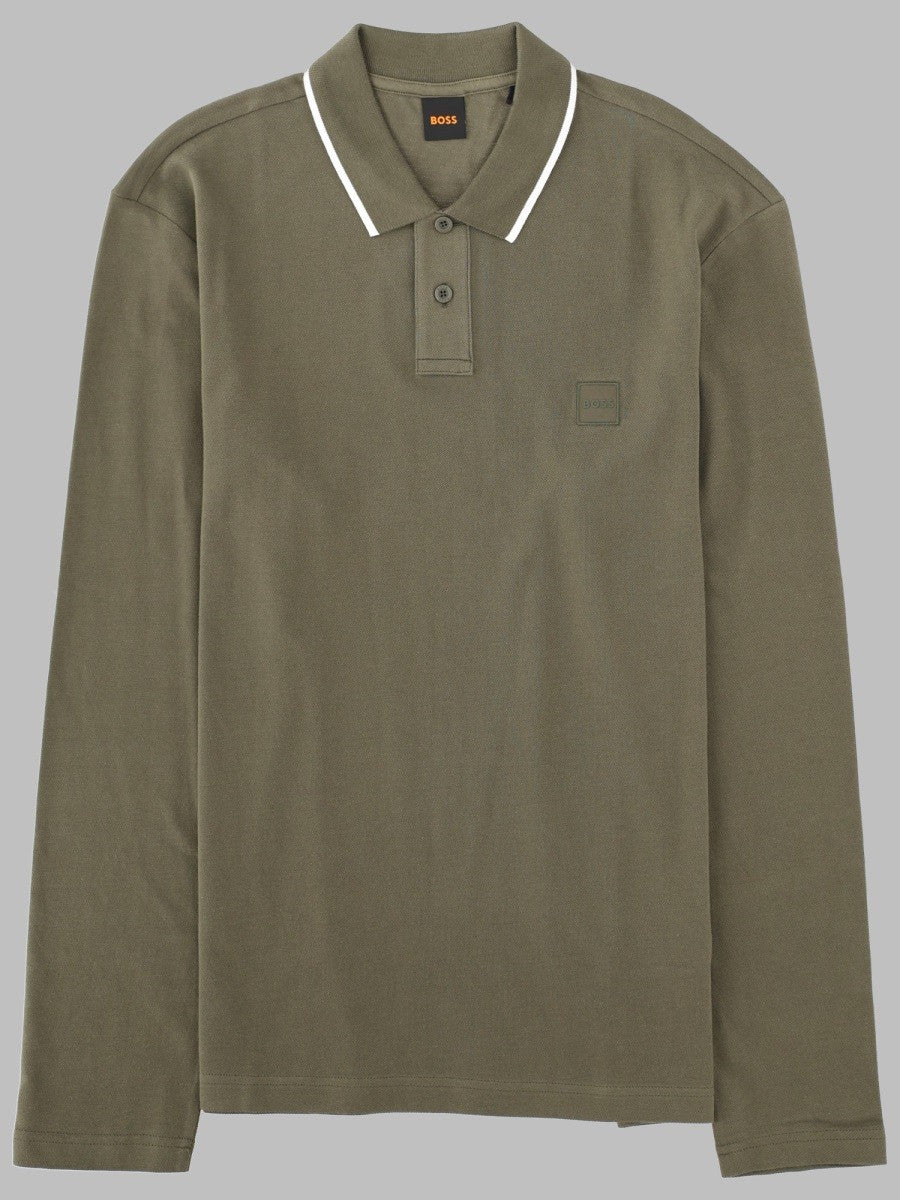 POLO A MANICA LUNGA CON LOGO