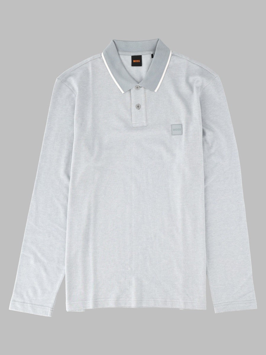 Polo A Manica Lunga Con Logo