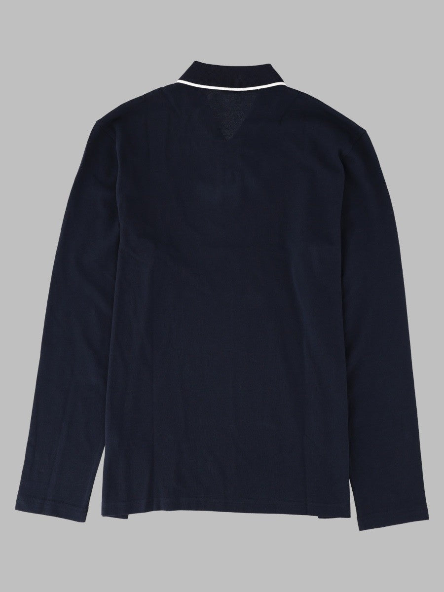 Polo A Manica Lunga Con Logo 2