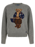 'Polo Bear' intarsia sweater