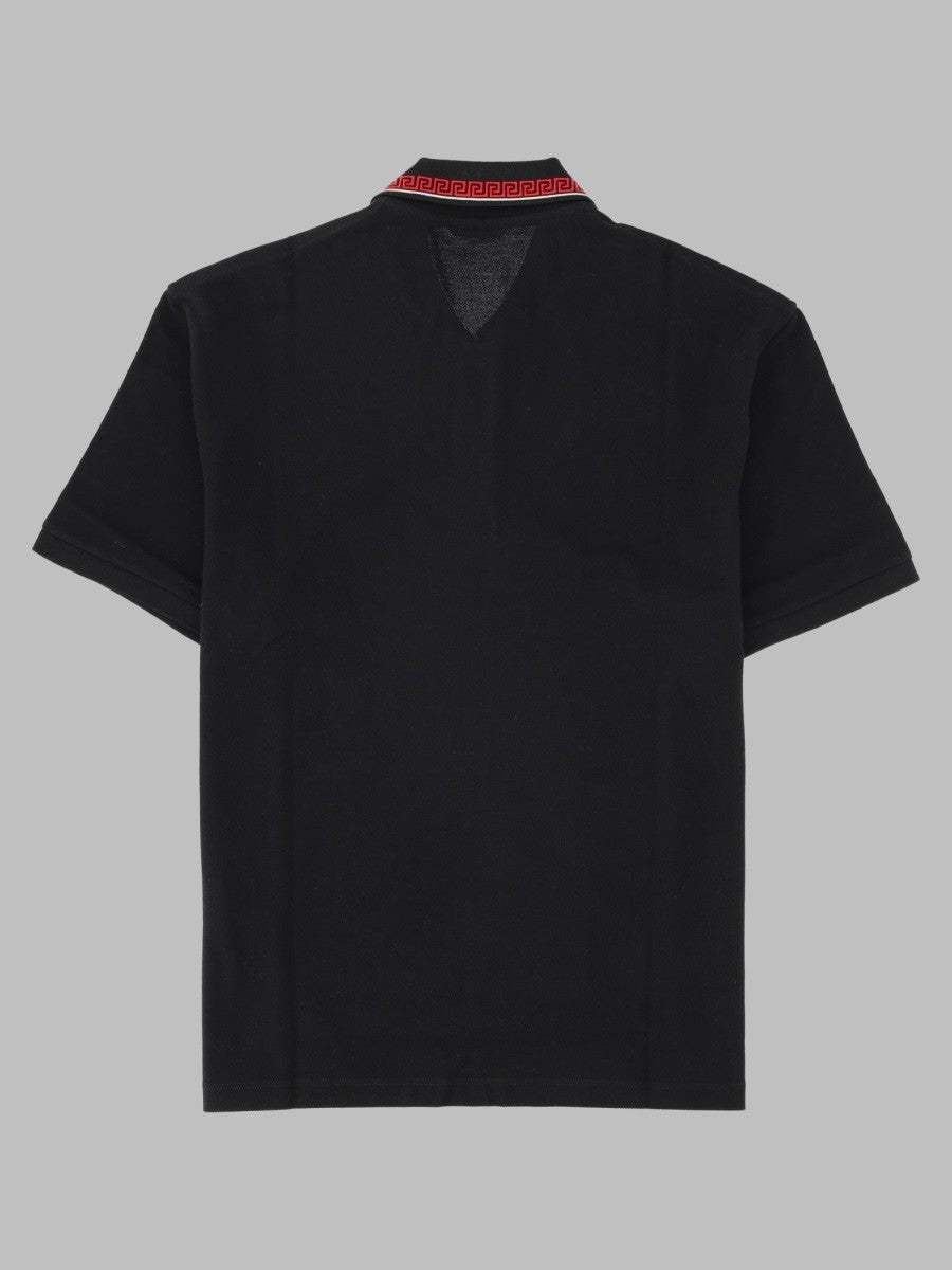 Polo Con Logo E Ricamo "Greca" 2