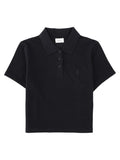 Polo Corta Cassandre In Piqué Di Cotone