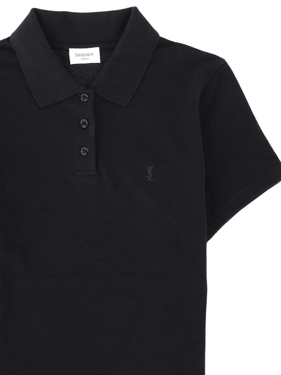 Polo Corta Cassandre In Piqué Di Cotone 3