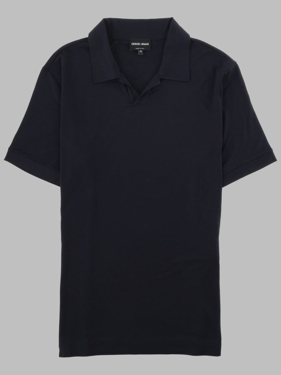 POLO IN JERSEY DI VISCOSA STRETCH
