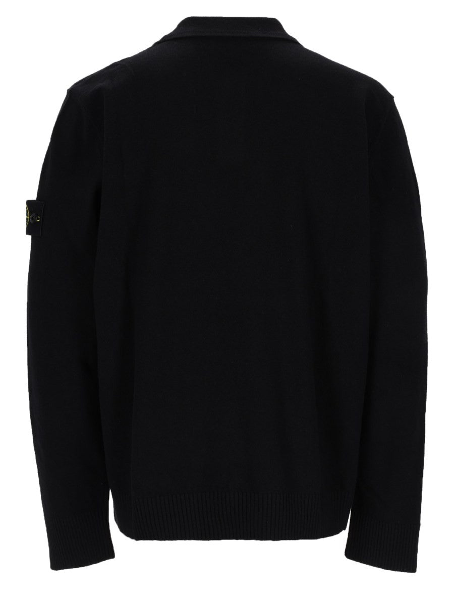 POLO IN MAGLIA CON PATCH LOGO 2
