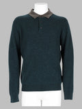 Polo In Maglia Di Lana Misto Seta