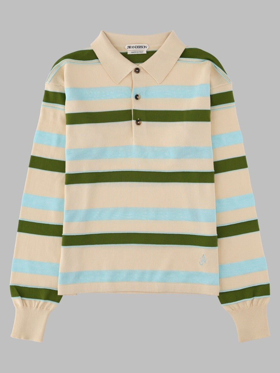 Polo "Rugby" In Maglia Di Cotone