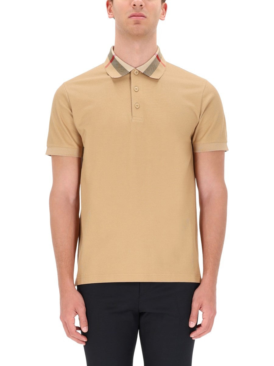 POLO SHIRT WITH "CHECK" COLLAR 4