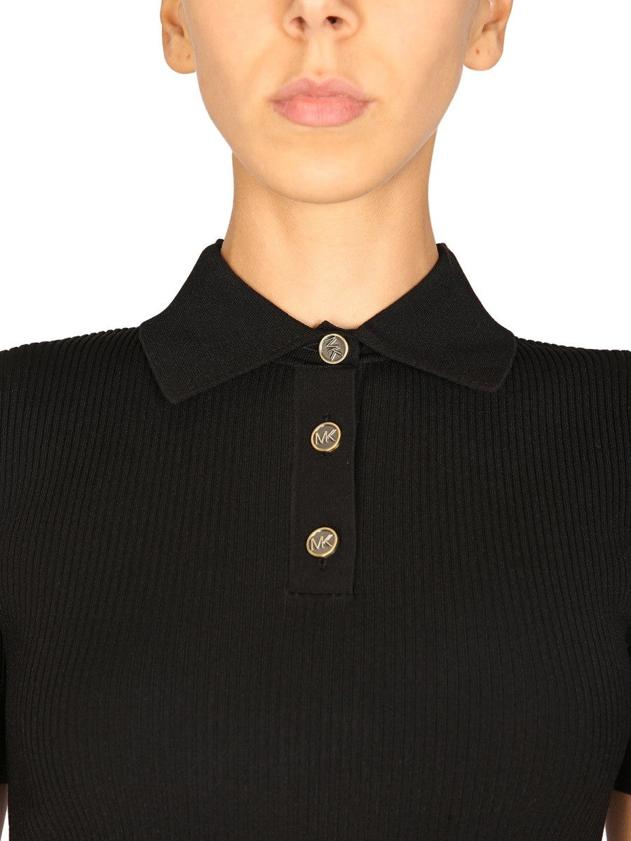 POLO SHIRT WITH LOGO BUTTONS 4