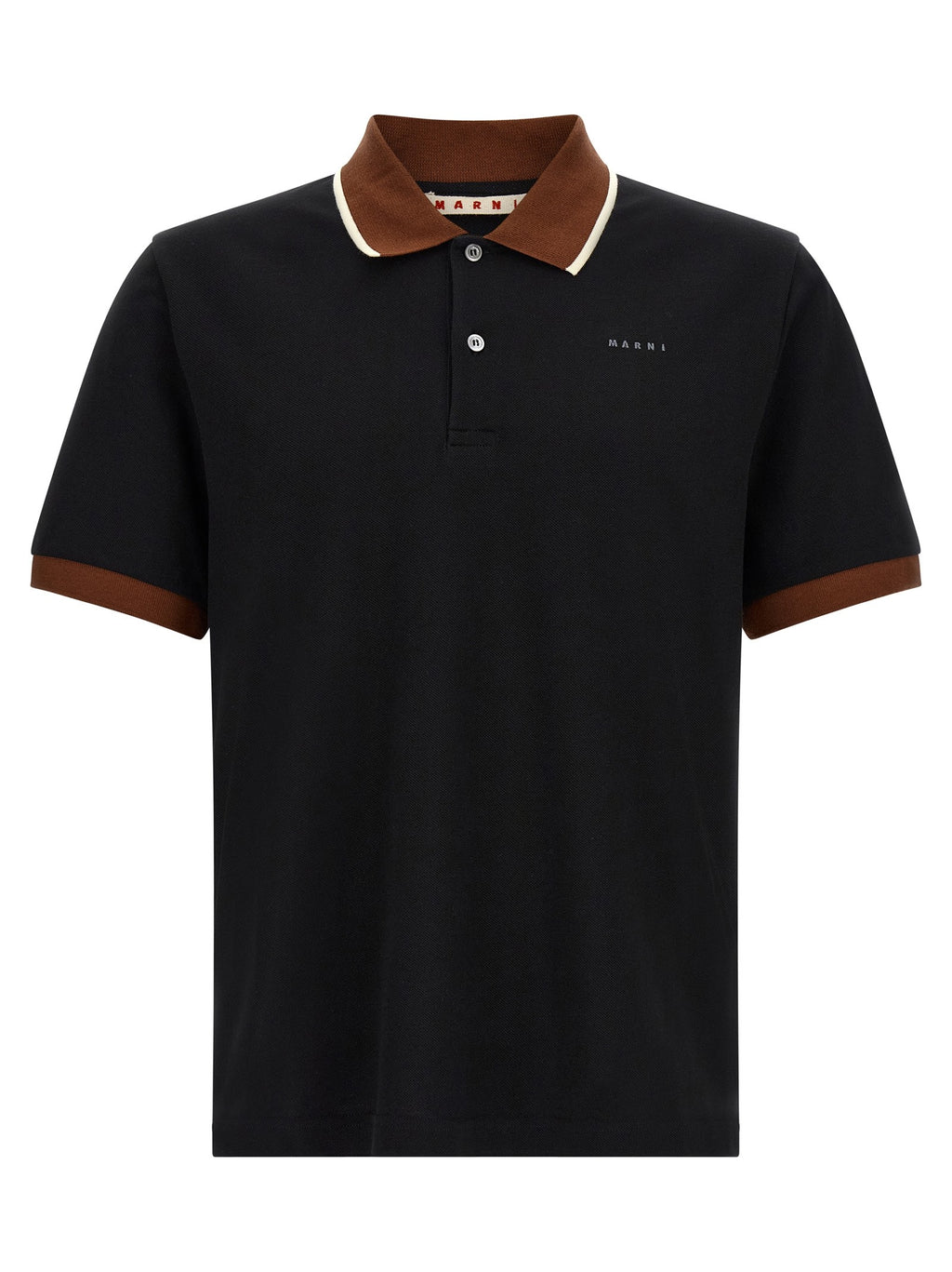 Polo with contrasting details