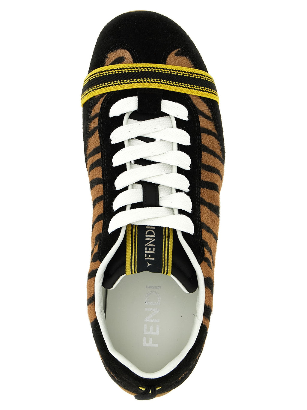 Pony hair 'Fendi Wrap' sneakers 4