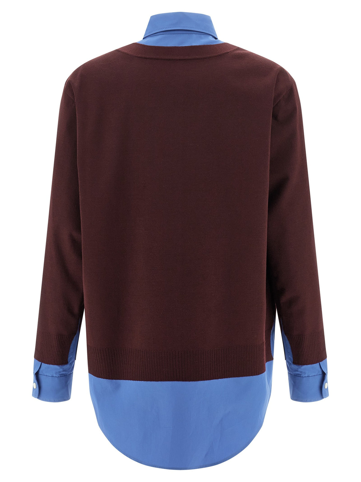 Poplin and cashmere shirt 2