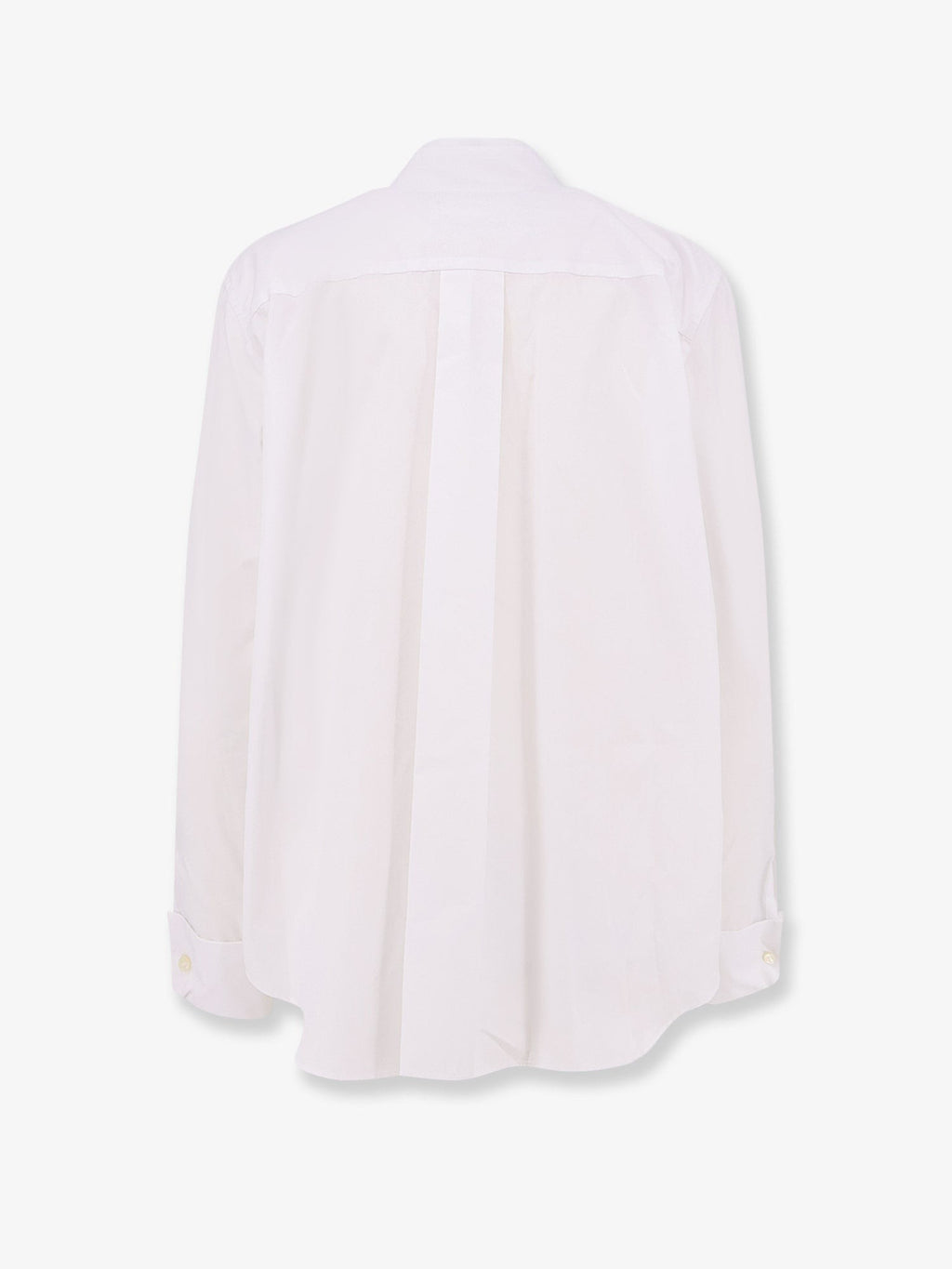 Poplin shirt with front panel 2